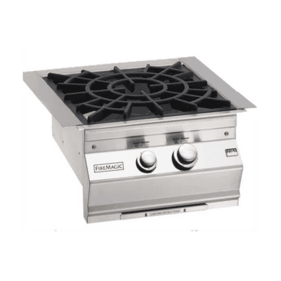 Fire Magic Classic Built-In Gas Power Burner W Porcelain Coated Cast Iron Grid