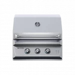 A close-up of a stainless steel temperature gauge, marked with a range from 0 to 800 degrees Fahrenheit. Quick view Compare Twin Eagles 30-Inch 2-Burner Grill – TEBQ30