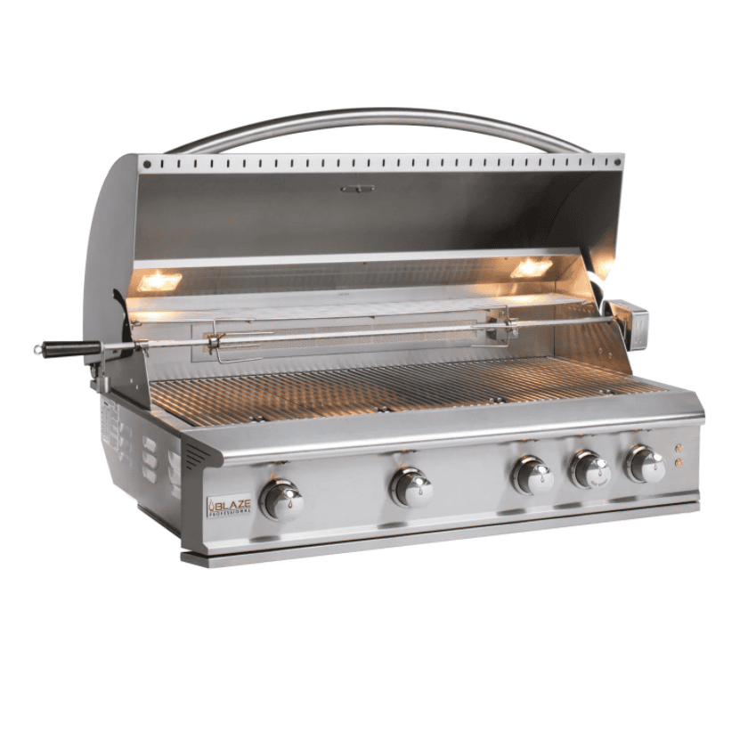 Blaze Professional LUX 44-Inch 4-Burner Gas Grill With Rear Infrared Burner – BLZ-4PRO