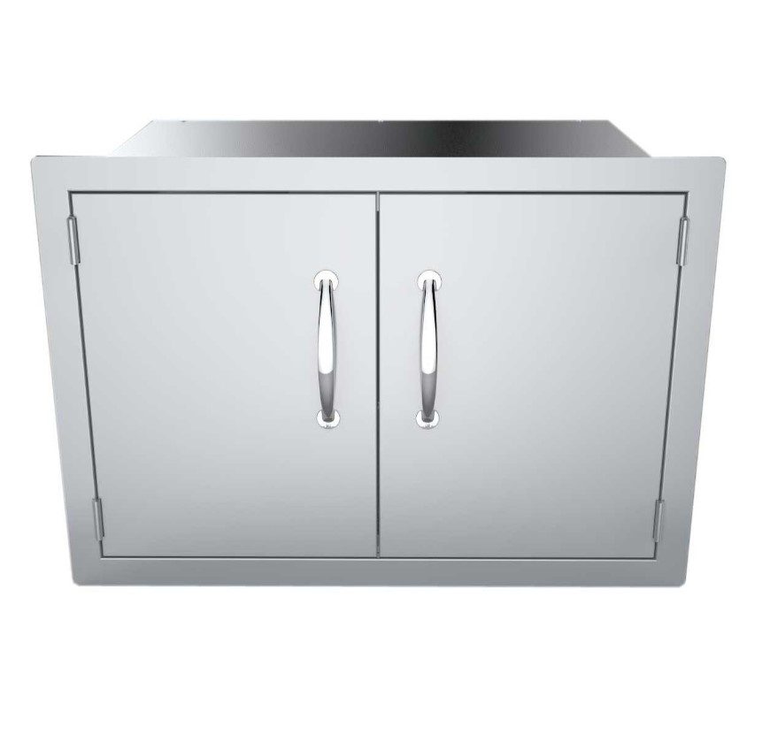 DSH30_10 Sunstone 30" Flush Mount Double Door Dry Storage Pantry - Image 1