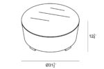 Harmonia Living - Arden Round Coffee Table - Image 4