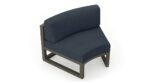 Harmonia Living - Avion 7 Piece Curve Sectional Set - Slate - Image 2