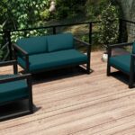 Harmonia Living - Avion 3 Piece Loveseat Set - Slate