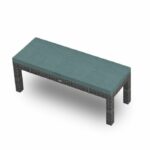 District 2-Seater Dining Bench - Cast Lagoon HL-DIS-TS-2DB-CL