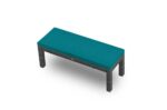 District 2-Seater Dining Bench - Spectrum Peacock HL-DIS-TS-2DB-PC