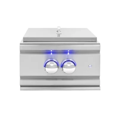 Summerset TRL Built-In Gas Power Burner W/ Wok Ring & Stainless Steel Lid - TRLPB2