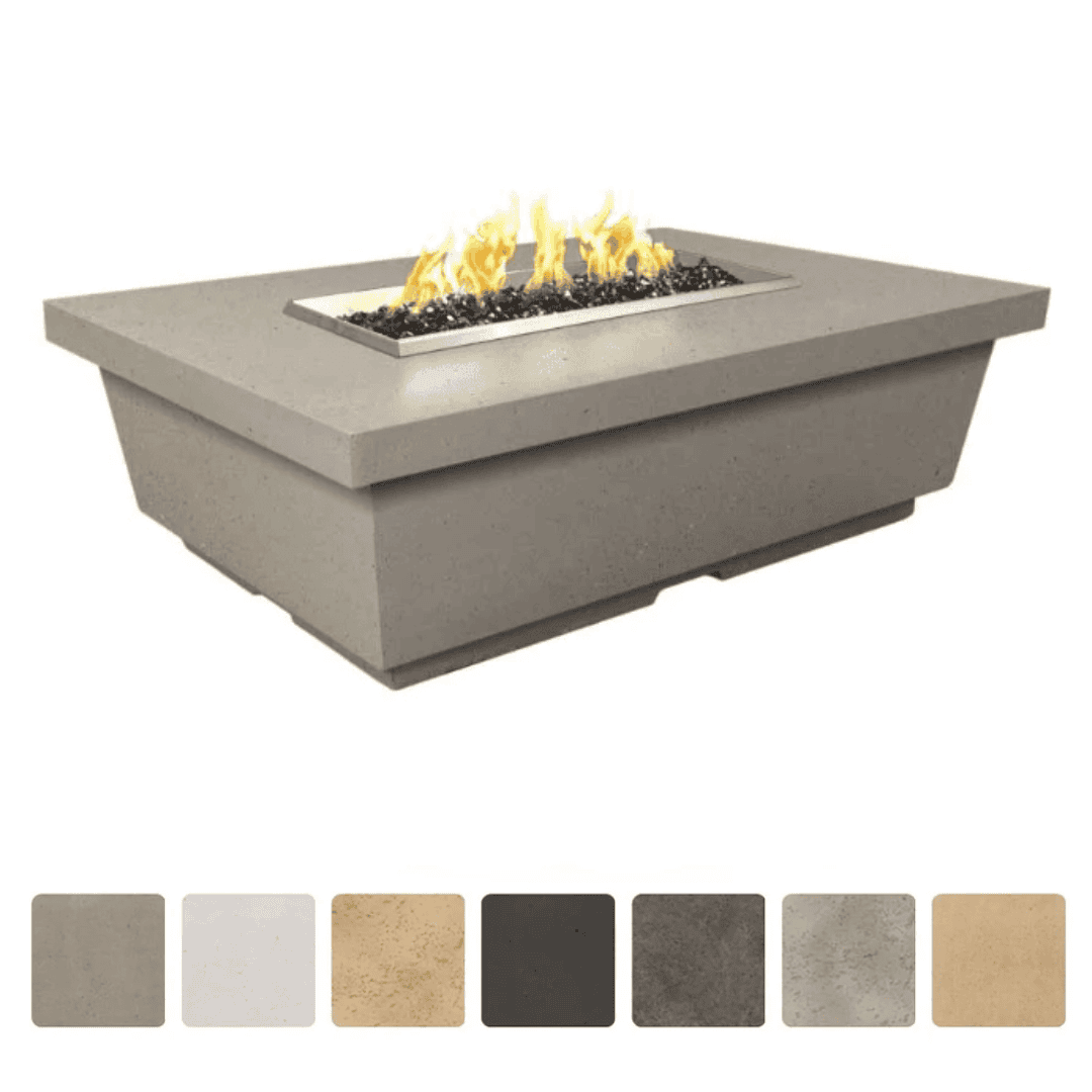 American Fyre Designs 52-inch Contempo Rectangle Firetable – 783
