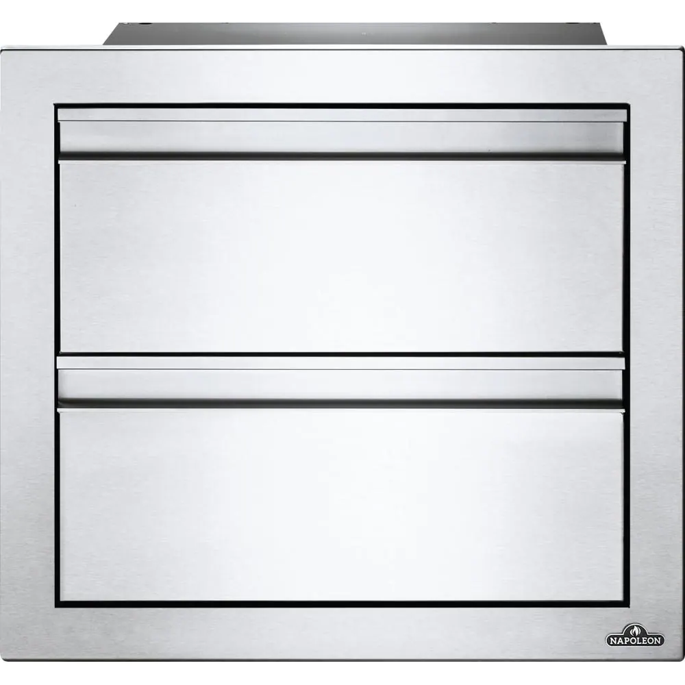 BI-1816-2DR_02 Napoleon 18 Inch Double Drawer - BI-1816-2DR - Image 1