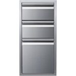 Memphis Grills - 15-Inch Triple Access Drawer With Soft Close