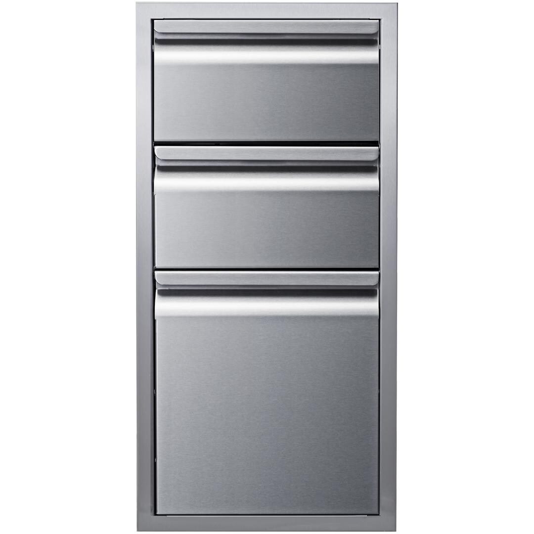VGC15DB3_2 Memphis Grills - 15-Inch Triple Access Drawer With Soft Close - Image 1