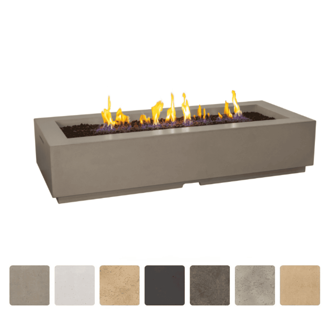 American Fyre Designs Louvre Long Rectangle Fire Pit – 688