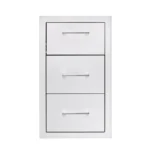 TrueFlame 17-inch Vertical 2-Drawer & Paper Towel Holder Combo - TF-TDC-17