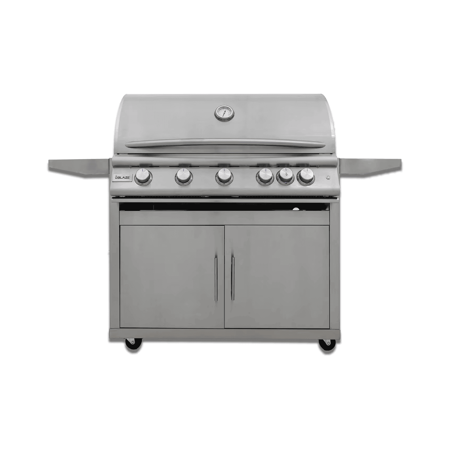 Blaze Premium LTE+ 40-Inch 5-Burner Freestanding Grill W/ Rear Infrared Burner & Lift-Assist Hood – BLZ-5LTE3