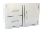 Kokomo Grills Stainless Steel Two Drawer - One Door Combo - KO-ALPDC