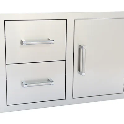 Kokomo Grills Stainless Steel Two Drawer - One Door Combo - KO-ALPDC