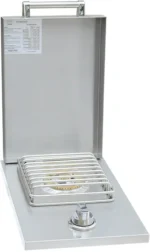 Kokomo Grills Stainless Steel Built-In Single Side Burner - KO-BAK1BG