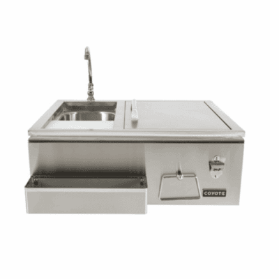 Coyote 30-Inch Stainless Steel Built-In Refreshment Center