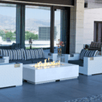 American Fyre Design Legend Firetable Backyard