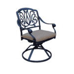 Elizabeth 11-Piece Outdoor Dining Set - Aluminum Frame & Sunbrella Cushions - Image 6