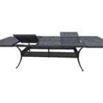 Nassau 9-Piece Outdoor Dining Set - Aluminum Frame & Sunbrella Cushions - Image 2