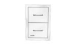 Bull 15-Inch Stainless Steel Double Access Drawer