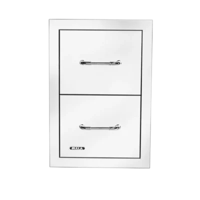 Bull 15-Inch Stainless Steel Double Access Drawer