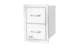 Bull 15-Inch Stainless Steel Double Access Drawer W/ Reveal - 56990 - Image 2