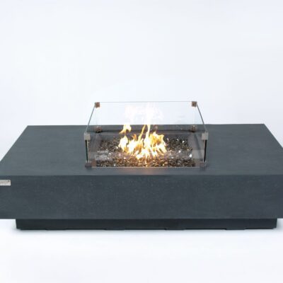Firepit Tables with Wind Guard installed