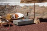 ELEMENTI PLUS MONTE CARLO 60-Inch Rectangular Natural Gas Fire Pit Table - OFG416LG-NG - Image 6
