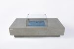 ELEMENTI PLUS MONTE CARLO 60-Inch Rectangular Natural Gas Fire Pit Table - OFG416LG-NG - Image 2