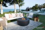 ELEMENTI PLUS NIMES 41-Inch Round Concrete Natural Gas Fire Pit Table - OFG414DG-NG - Image 6