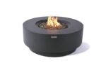 ELEMENTI PLUS NIMES 41-Inch Round Concrete Propane Fire Pit Table - OFG414DG-ng