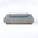 ELEMENTI PLUS RIVIERA 60-Inch Rectangular Concrete Propane Fire Pit Table - OFG415LG-LP - Image 4