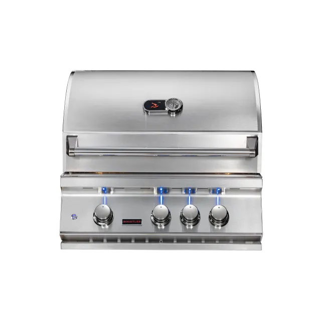 Whistler by Bonfire Outdoor 28-inch Built-In 3 Burner Natural Gas Grill with Infrared Rear Burner CBB3-NG