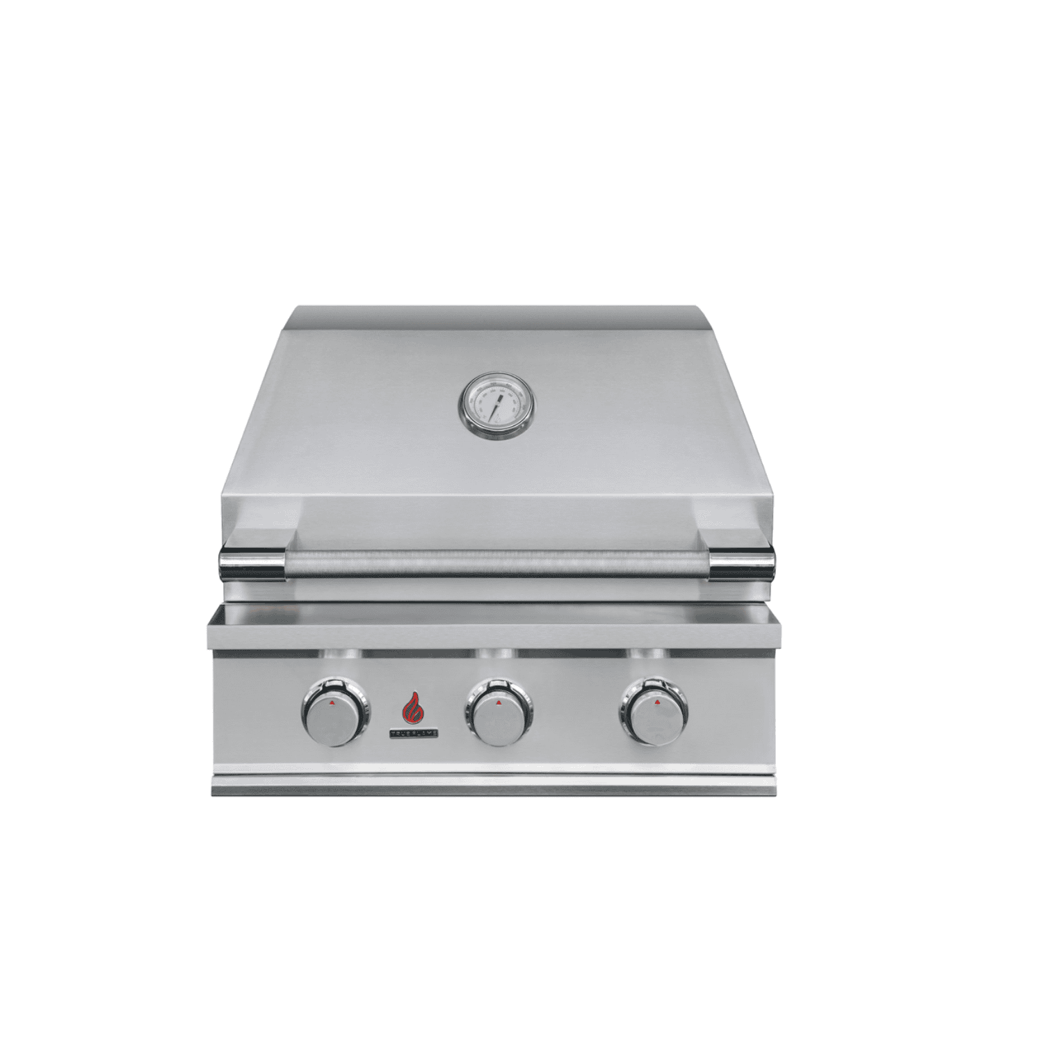 True Flame E Series 25-Inch Freestanding Grill with LED Control Knobs and Compact Stainless Steel Design