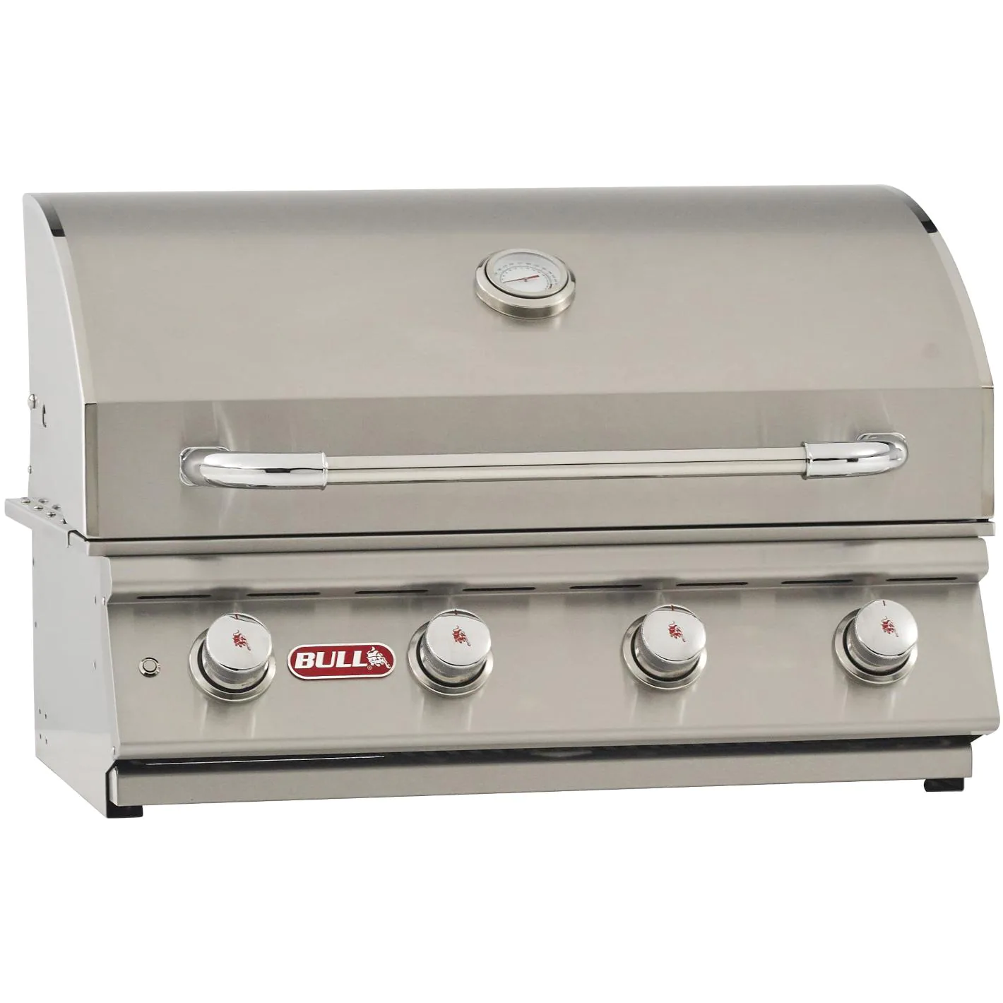 Bull Lonestar Select 30-Inch 4-Burner Built-In Gas Grill with Stainless Steel Hood