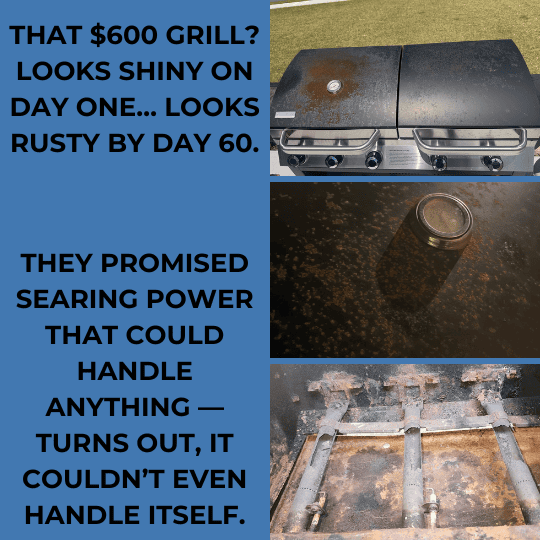 Cheap Grills rust