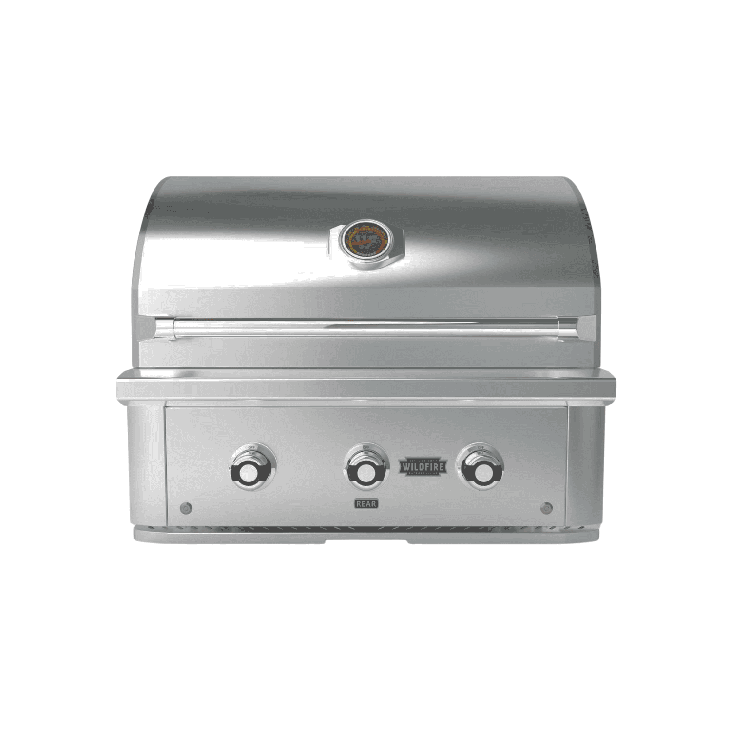 Wildfire Ranch Pro 30-in 2 Burner SS Propane Gas Grill – WFPRO30G-SS-LP