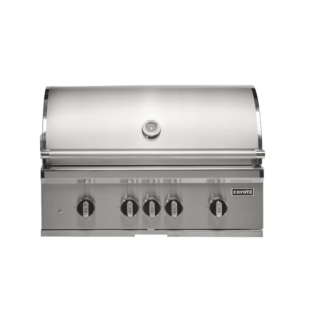 Coyote SL-Series grill review – Coyote SL-Series 36-inch built-in natural gas grill front view