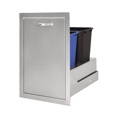 Artisan 20-Inch Soft-Close Roll-Out Dual Trash Center - ARTP-TC2-20SC